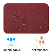 Cargar imagen en el visor de la galería, Mantel Antimanchas, Rectangular, Resistente, Impermeable- Granate