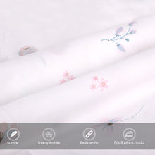 Cargar imagen en el visor de la galería, Juego Sábanas Estampadas de Verano y Entretiempo 100% Poliéster- Flores
