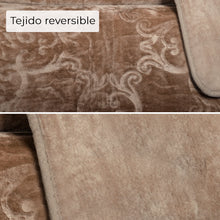 Cargar imagen en el visor de la galería, Manta Gruesa Reversible 180x230 cm para Sofá o Cama- Marrón