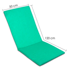 Cargar imagen en el visor de la galería, Cojín de Tumbona 120x50x3,5cm- Verde