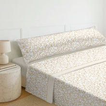 Cargar imagen en el visor de la galería, Juego Sábanas de Verano y Entretiempo 50% Algodón y 50% poliéster- Arena