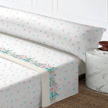Cargar imagen en el visor de la galería, Juego Sábanas Estampadas de Verano y Entretiempo 100% Poliéster- Flores
