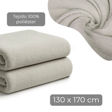 Cargar imagen en el visor de la galería, Manta Coral Suave 130x170cm Ligera, Cálida-Arena