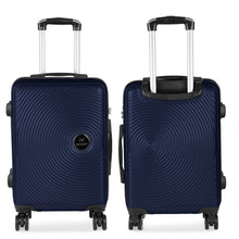 Cargar imagen en el visor de la galería, Maleta Círculos de Viaje Cabina, Mediana, Grande, rígida 100% ABS- Marino