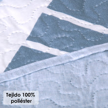 Cargar imagen en el visor de la galería, Colcha Bouti Rombos para Verano y Primavera- Rombos Azul