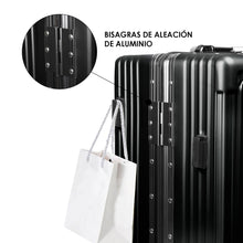 Cargar imagen en el visor de la galería, Maleta de Cabina con Neceser de Policarbonato y ABS con USB- Negro