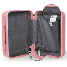 Cargar imagen en el visor de la galería, Juego de 4 Maletas de Viaje Neceser, Cabina, Mediana y Grande de Polipropileno- Nude Pink