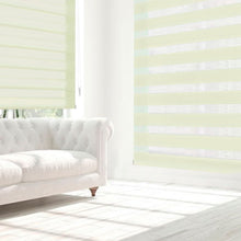 Cargar imagen en el visor de la galería, Estor Enrollable De Doble Capa, Noche y Día, Translúcido y Oscurecido Yellow