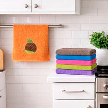 Cargar imagen en el visor de la galería, Paños de Cocina Rizo 100% Algodón 50x50cm - 6 unidades