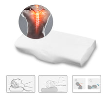 Cargar imagen en el visor de la galería, Almohada Cervical de Espuma Viscoelastica 60x35cm Antirronquidos