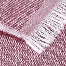 Cargar imagen en el visor de la galería, Colcha Plaid Multiusos, Jarapas para Sofá- Liso Granate