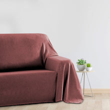 Cargar imagen en el visor de la galería, Colcha Plaid Multiusos, Jarapas para Sofá- Liso Granate