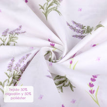 Cargar imagen en el visor de la galería, Juego Sábanas de Verano y Entretiempo 50% Algodón y 50% poliéster- Lavanda