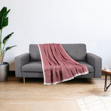 Cargar imagen en el visor de la galería, Manta o Colcha 4 Estaciones de Algodón- Granate