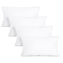 Cargar imagen en el visor de la galería, Relleno de cojín de fibra hueca de alta recuperación - Pack 4 rellenos - 30x50 cm