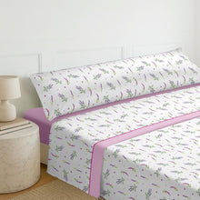 Cargar imagen en el visor de la galería, Juego Sábanas de Verano y Entretiempo 50% Algodón y 50% poliéster- Lavanda