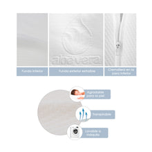 Cargar imagen en el visor de la galería, Almohada Cervical de Espuma Viscoelastica 60x35cm Antirronquidos