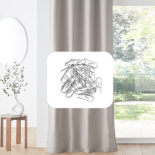 Cargar imagen en el visor de la galería, Ganchos de Cortina de Metal para Cortinas de Sistema de Riel