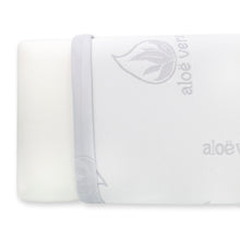 Cargar imagen en el visor de la galería, Almohada viscoelástica con tejido de Aloe Vera - 80 cm