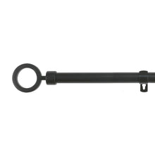 Cargar imagen en el visor de la galería, Barra De Cortinas Universal Extensible Metal Aro. Negro