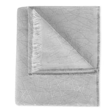 Cargar imagen en el visor de la galería, Colcha Plaid Multiusos, Jarapas para Sofá- Rayas Gris Claro