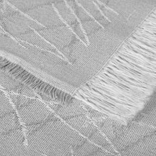 Cargar imagen en el visor de la galería, Colcha Plaid Multiusos, Jarapas para Sofá- Rayas Gris Claro