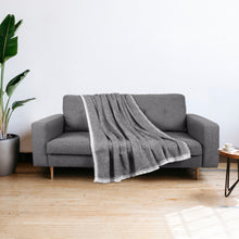 Cargar imagen en el visor de la galería, Manta o Colcha 4 Estaciones de Algodón- Negro