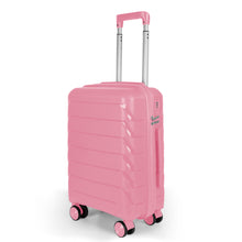 Cargar imagen en el visor de la galería, Maleta de Viaje de Cabina de Polipropileno, Resistente y Ruedas 360º- Rosa