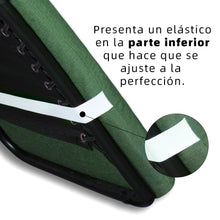 Cargar imagen en el visor de la galería, Cojín Tumbona Colchón 180x55x6cm . Ideal para Jardín, Piscina, Terraza- Verde