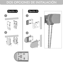 Cargar imagen en el visor de la galería, Estor Enrollable Translúcido Liso Verde