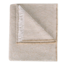 Cargar imagen en el visor de la galería, Colcha Plaid Multiusos, Jarapas para Sofá- Rayas Camel