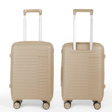 Cargar imagen en el visor de la galería, Juego de 2 Maletas de Viaje Cabina y Mediana- Arena