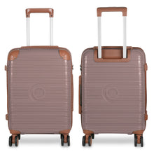 Cargar imagen en el visor de la galería, Maleta de Viaje de Cabina de Polipropileno, Ruedas Dobles 360º- Nude Pink