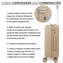 Cargar imagen en el visor de la galería, Juego de 2 Maletas de Viaje Cabina y Mediana- Arena