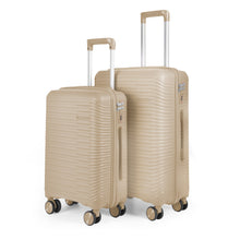 Cargar imagen en el visor de la galería, Juego de 2 Maletas de Viaje Cabina y Mediana- Arena