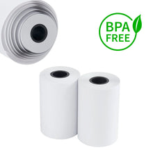 Cargar imagen en el visor de la galería, Rollos de Papel Térmico de 57x35x12mm sin Bisphenol-A para todos los TPV, Datafonos- 30 rollos