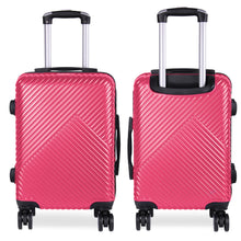 Cargar imagen en el visor de la galería, Maleta de Viaje Cabina, Mediana, Grande, rígida 100% de Polipropileno y ABS-Frambuesa