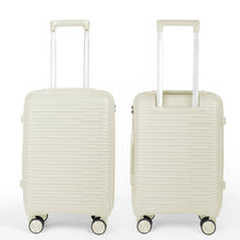 Cargar imagen en el visor de la galería, Juego de 2 Maletas de Viaje Cabina y Mediana- Hueso