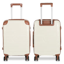 Cargar imagen en el visor de la galería, Maleta de Viaje de Cabina de Polipropileno, Ruedas Dobles 360º- Hueso