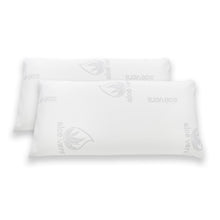 Cargar imagen en el visor de la galería, Almohada viscoelástica con tejido de Aloe Vera - Pack de 2 - 75 cm