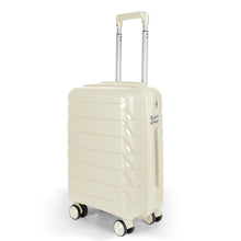 Cargar imagen en el visor de la galería, Maleta de Viaje de Cabina de Polipropileno, Resistente y Ruedas 360º- Hueso