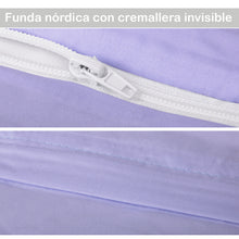 Cargar imagen en el visor de la galería, Juego de Funda Nórdica 3 Piezas- Odense Lila