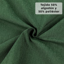 Cargar imagen en el visor de la galería, Cojín Tumbona Colchón 120x55x6cm . Ideal para Jardín, Piscina, Terraza- Verde