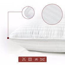 Cargar imagen en el visor de la galería, Almohada Ergonómica de Fibra Hueca Virgen Siliconada de Poliéster- 40x70cm