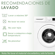 Cargar imagen en el visor de la galería, Almohada viscoelástica Suave y Relajante Aloe Vera Fresh 3D, Doble Cara- 70cm Pack 2