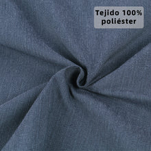 Cargar imagen en el visor de la galería, Cojín Tumbona Colchón 120x55x6cm . Ideal para Jardín, Piscina, Terraza- Azul