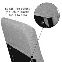 Cargar imagen en el visor de la galería, Cojín Tumbona Colchón 180x55x6cm . Ideal para Jardín, Piscina, Terraza- Gris