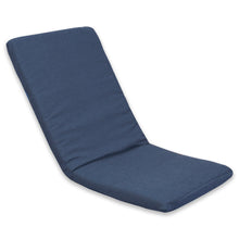 Cargar imagen en el visor de la galería, Cojín Tumbona Colchón 120x55x6cm . Ideal para Jardín, Piscina, Terraza- Azul