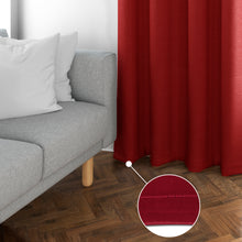Cargar imagen en el visor de la galería, Cortinas Opacas, Blackout, Térmicas Aislantes del Frio y del Calor- Granate