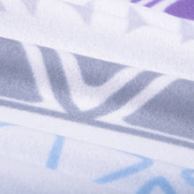 Cargar imagen en el visor de la galería, Juego de sábanas de 3 Piezas Invierno- Figuras Azul